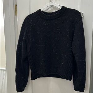 Club Monaco Black Crew Neck Sweater